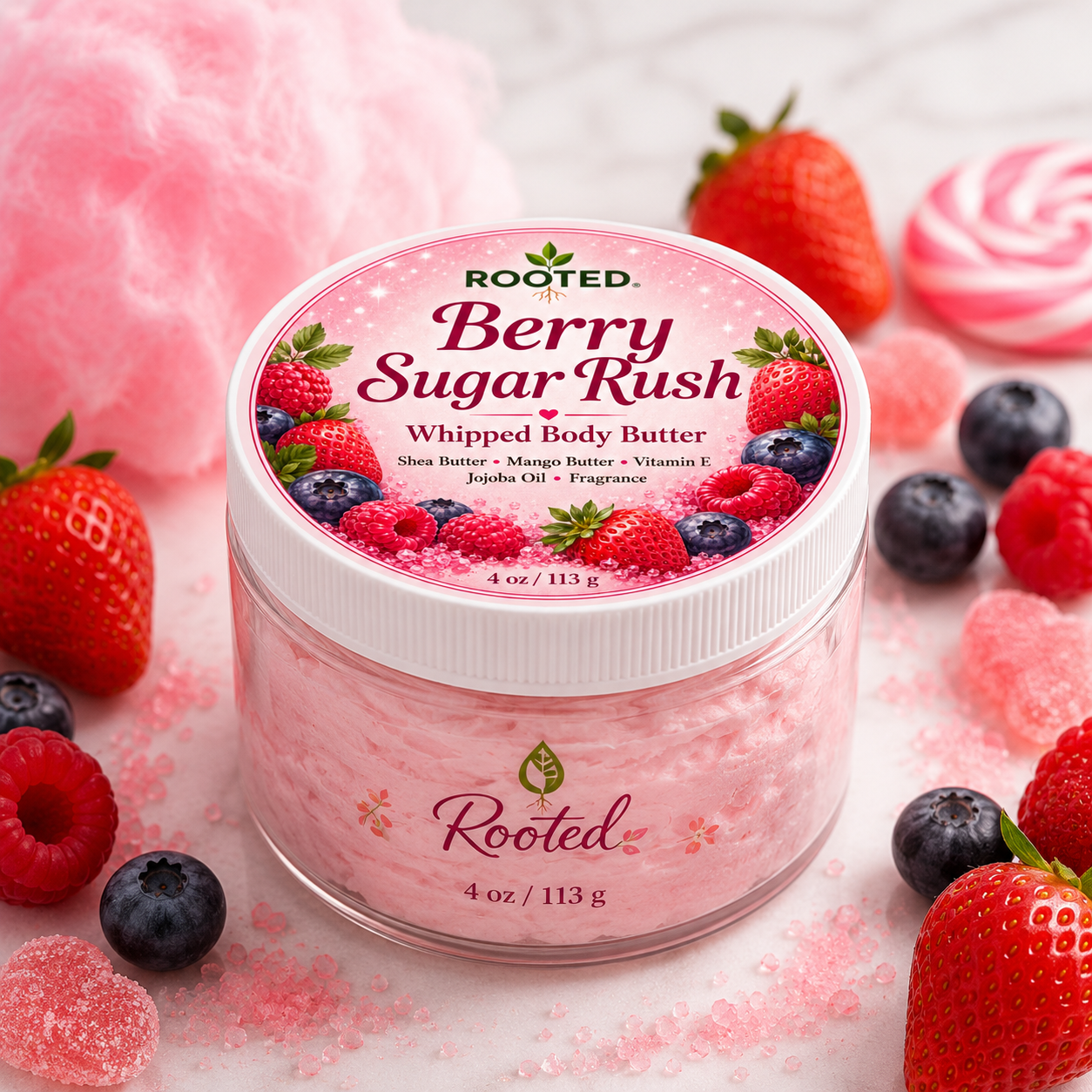 Pink Sugar Rush Whipped Body Butter