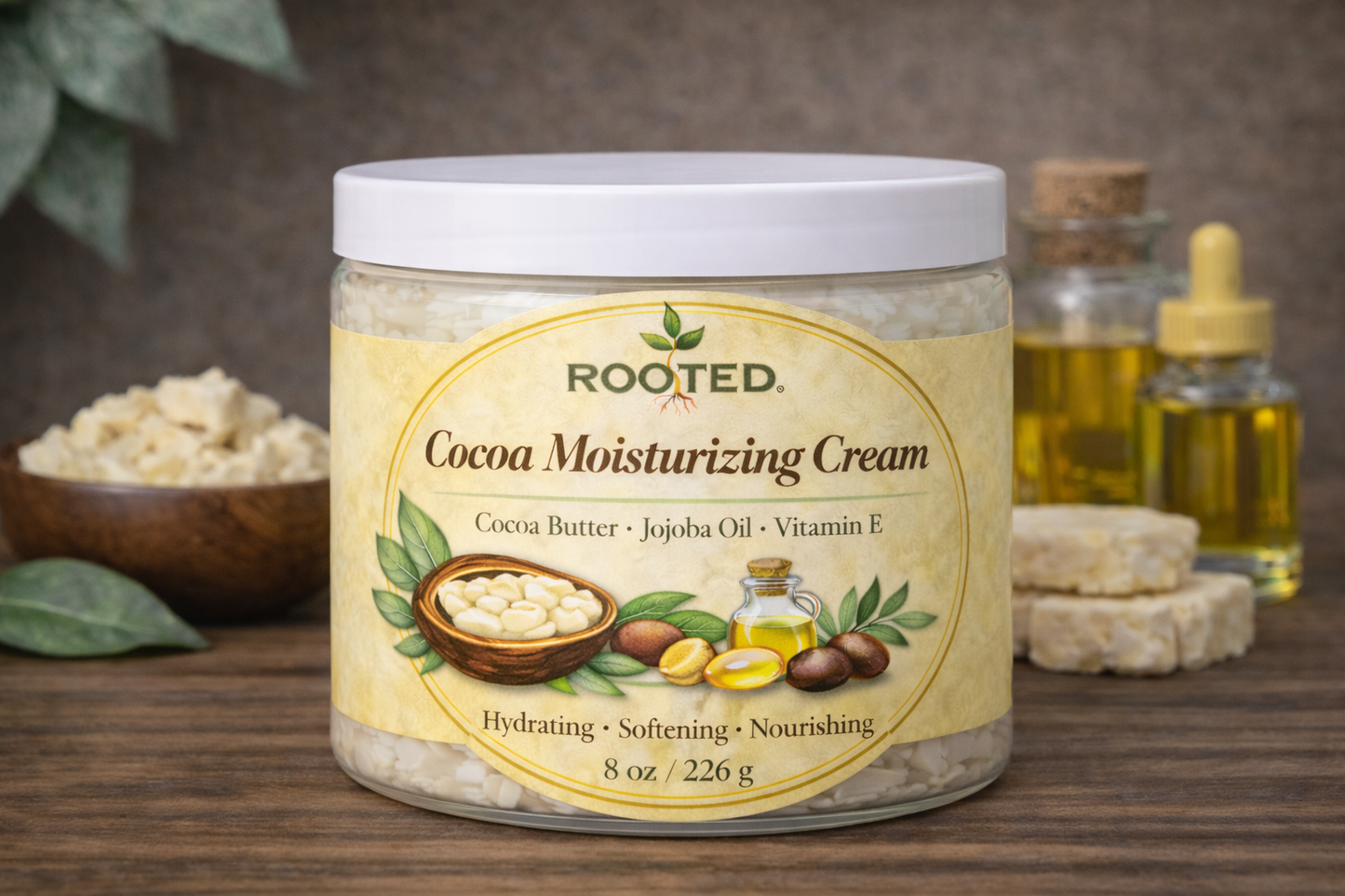 Cocoa Butter Moisturizing Cream- Fragrance-Free