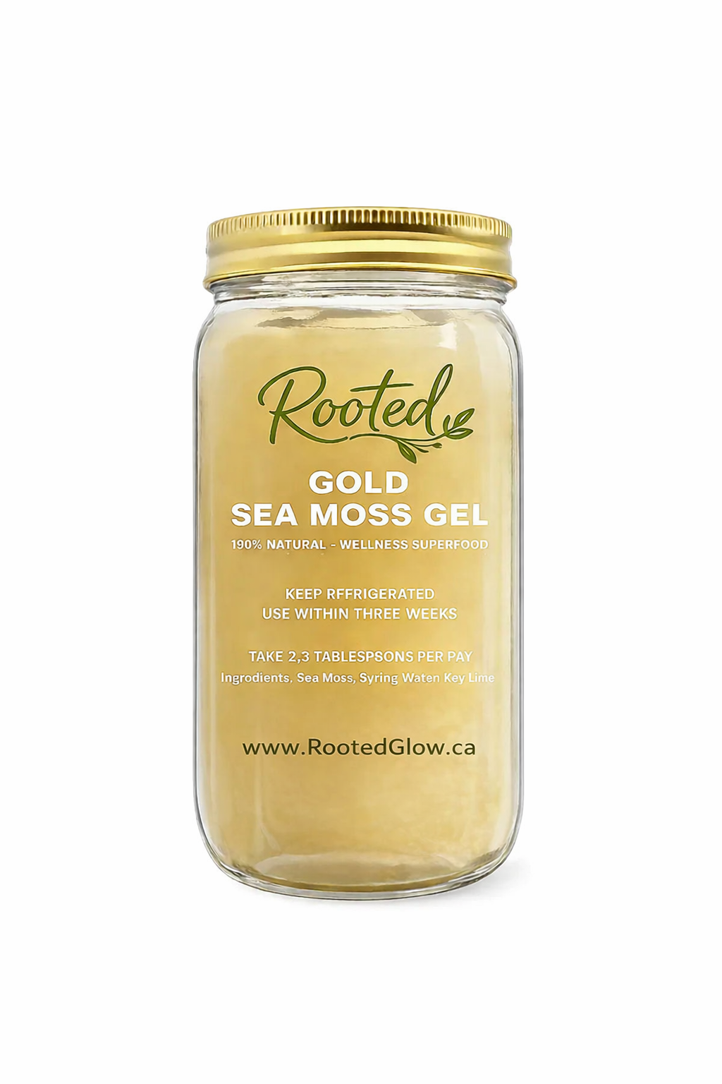 Sea Moss Gel-Gold 16Oz