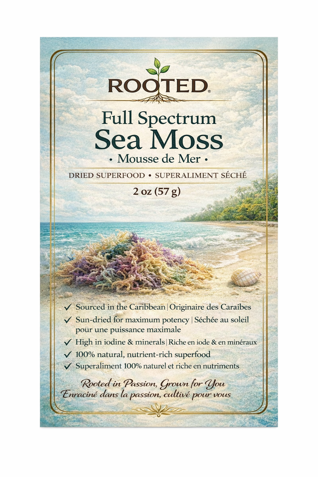 Dried Sea Moss-Full Spectrum