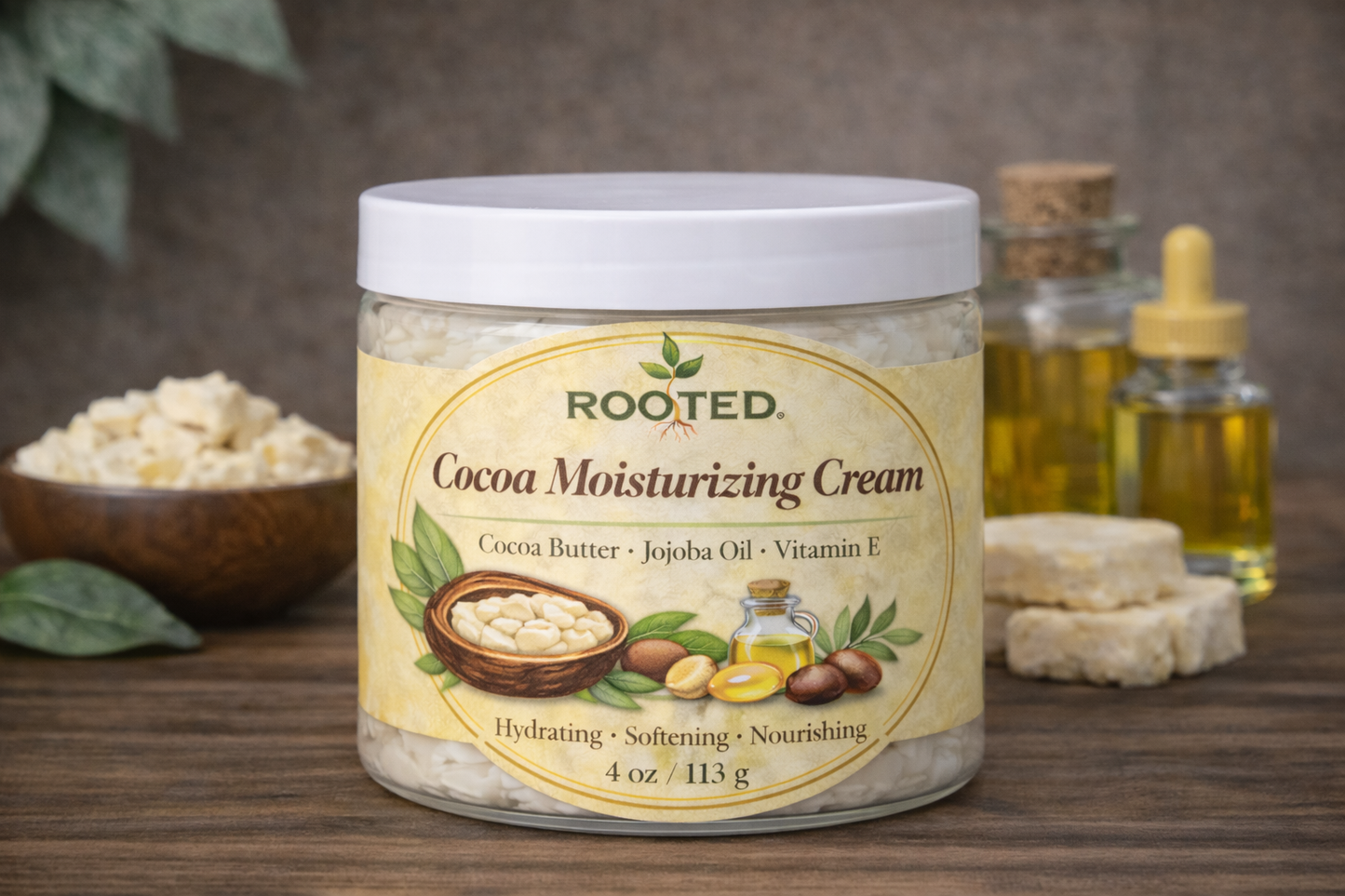 Cocoa Butter Moisturizing Cream- Fragrance-Free